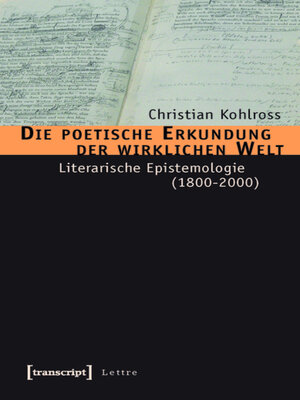 cover image of Die poetische Erkundung der wirklichen Welt